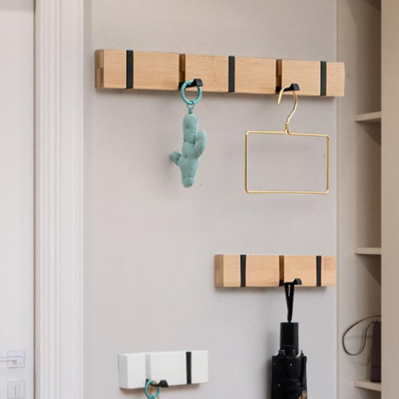 Foldable bedroom coat hook — view 2