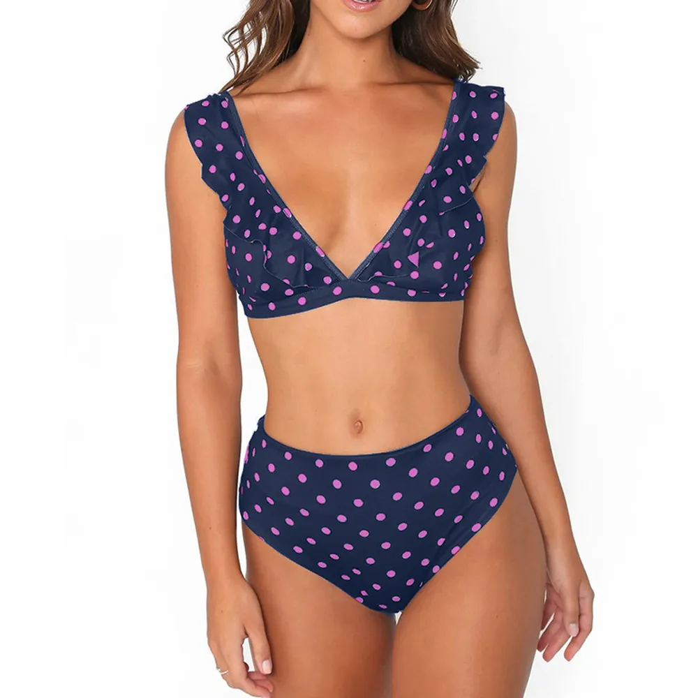 New swimsuits in Europe and America - Purple