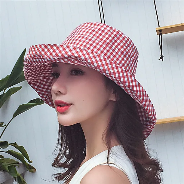 Folding sun hat Red - Shop at LoveMi