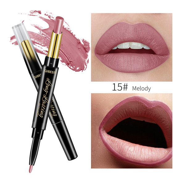 Moisturizing matte matte double ended lipstick 15 Color - Shop at LoveMi