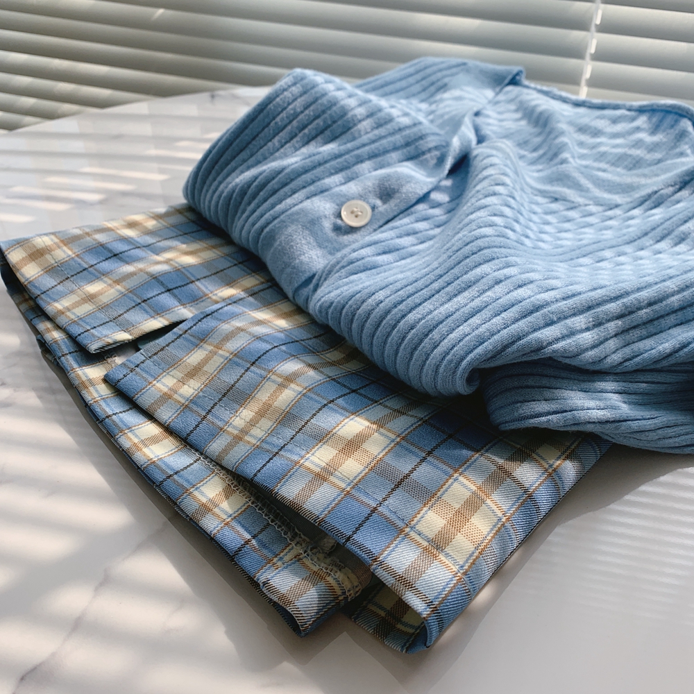 Knitted cardigan coat