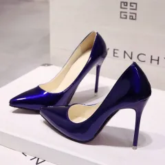 Sexy nude shoes for women - Blue - View 1