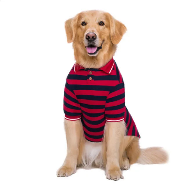 Pet clothes polo shirt two legged clothes Red - Shop at LoveMi