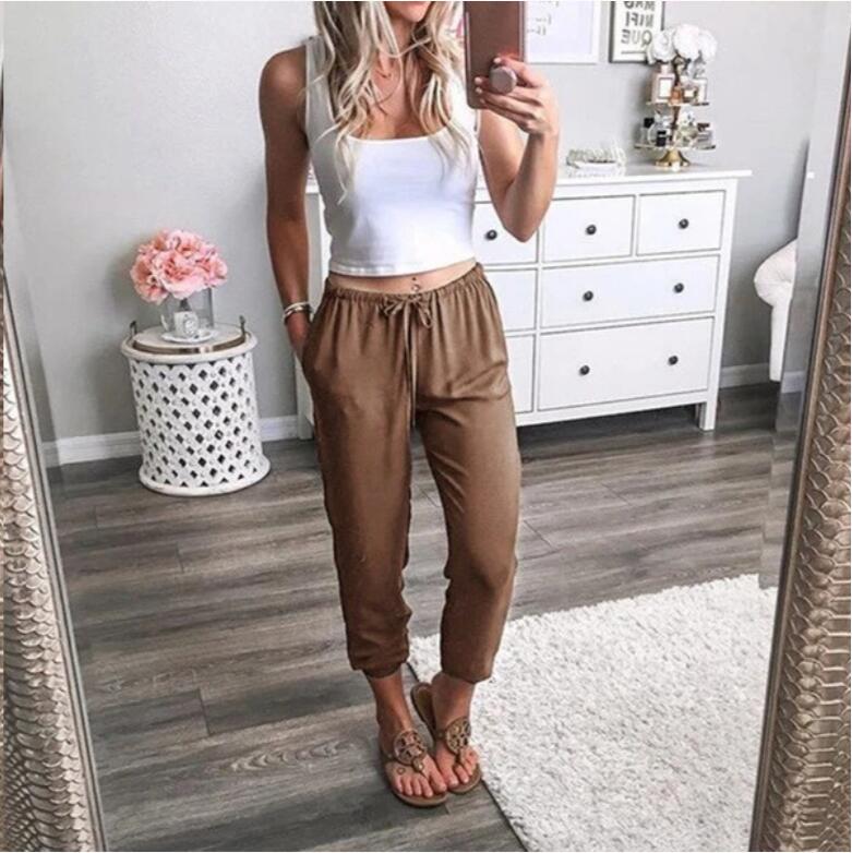 Title 2, Plain lace-up harem pants