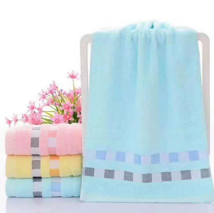 Cotton thickened towel - Blue