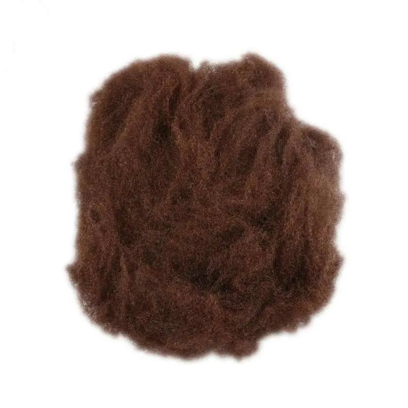 Dreads of hair are full of silk - Dark Brown