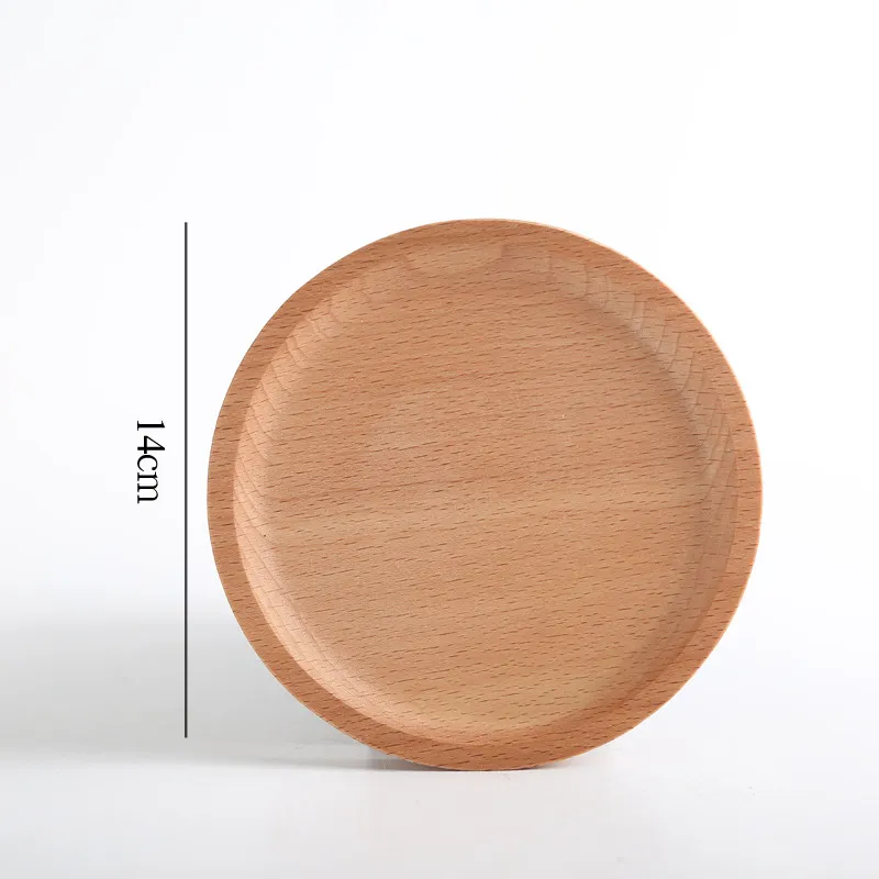 Wooden steak plate suit - Circular 14Cm