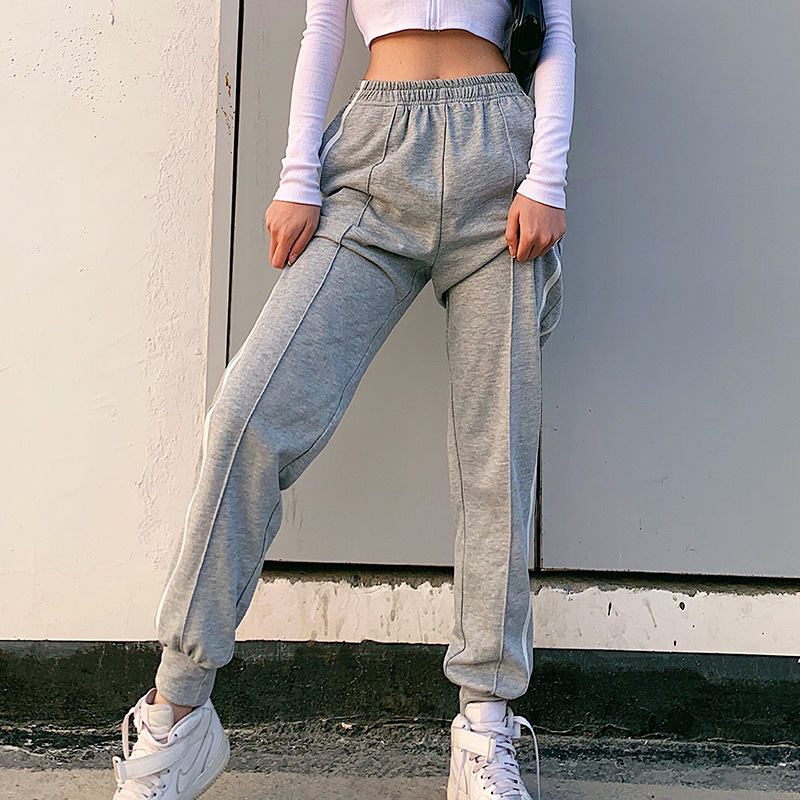 JOGGINGBROEK MET ZIJSTREPEN