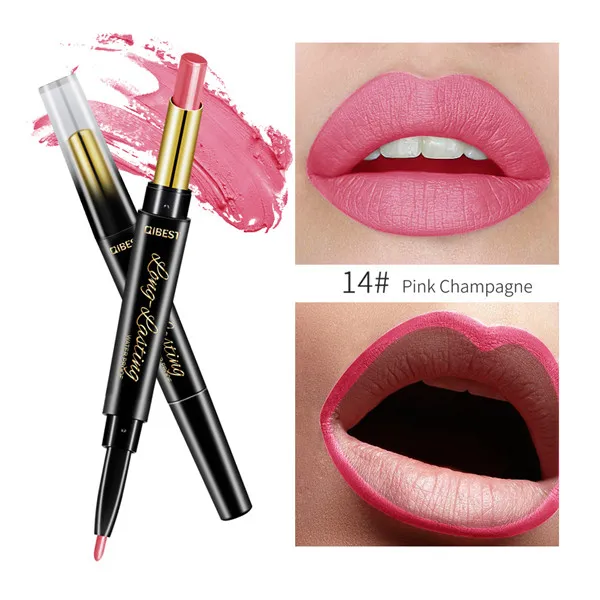 Moisturizing matte matte double ended lipstick 14 Color - Shop at LoveMi
