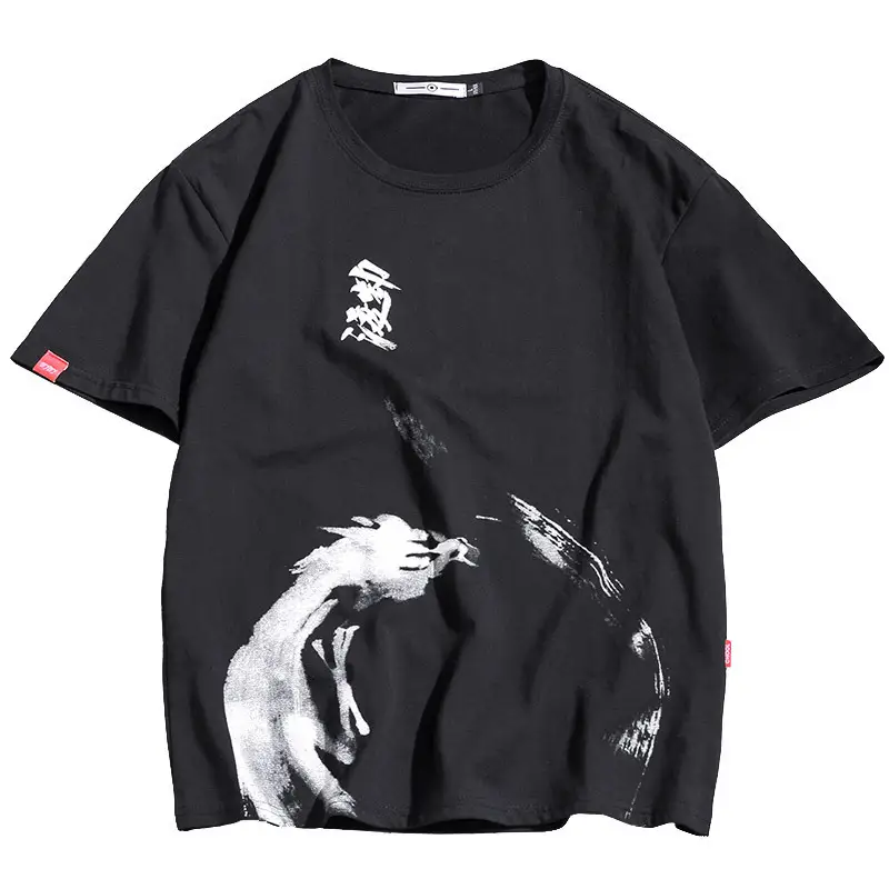 Ink printed short sleeve