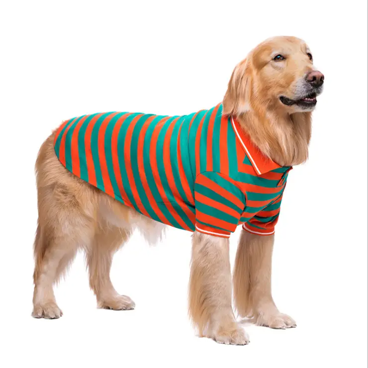 Pet clothes polo shirt two legged clothes