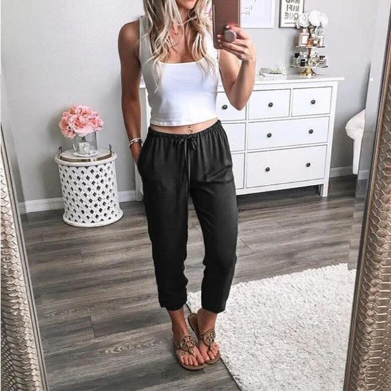 Title 5, Plain lace-up harem pants