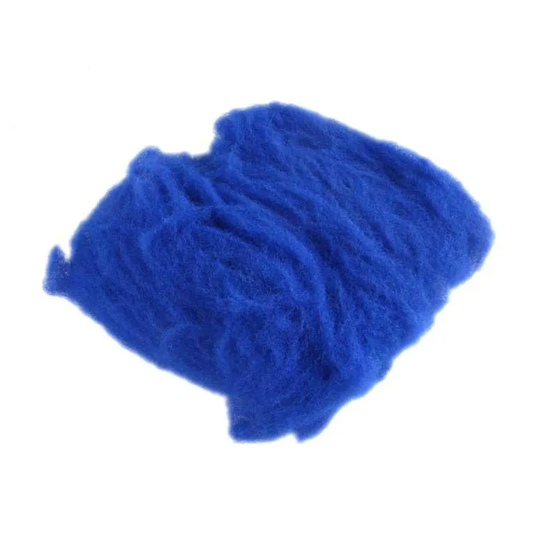 Dreads of hair are full of silk - Dark Blue