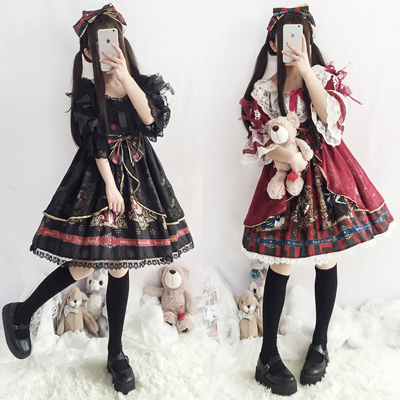 Spot real dream OP Lolita arcanna heavy lace dress