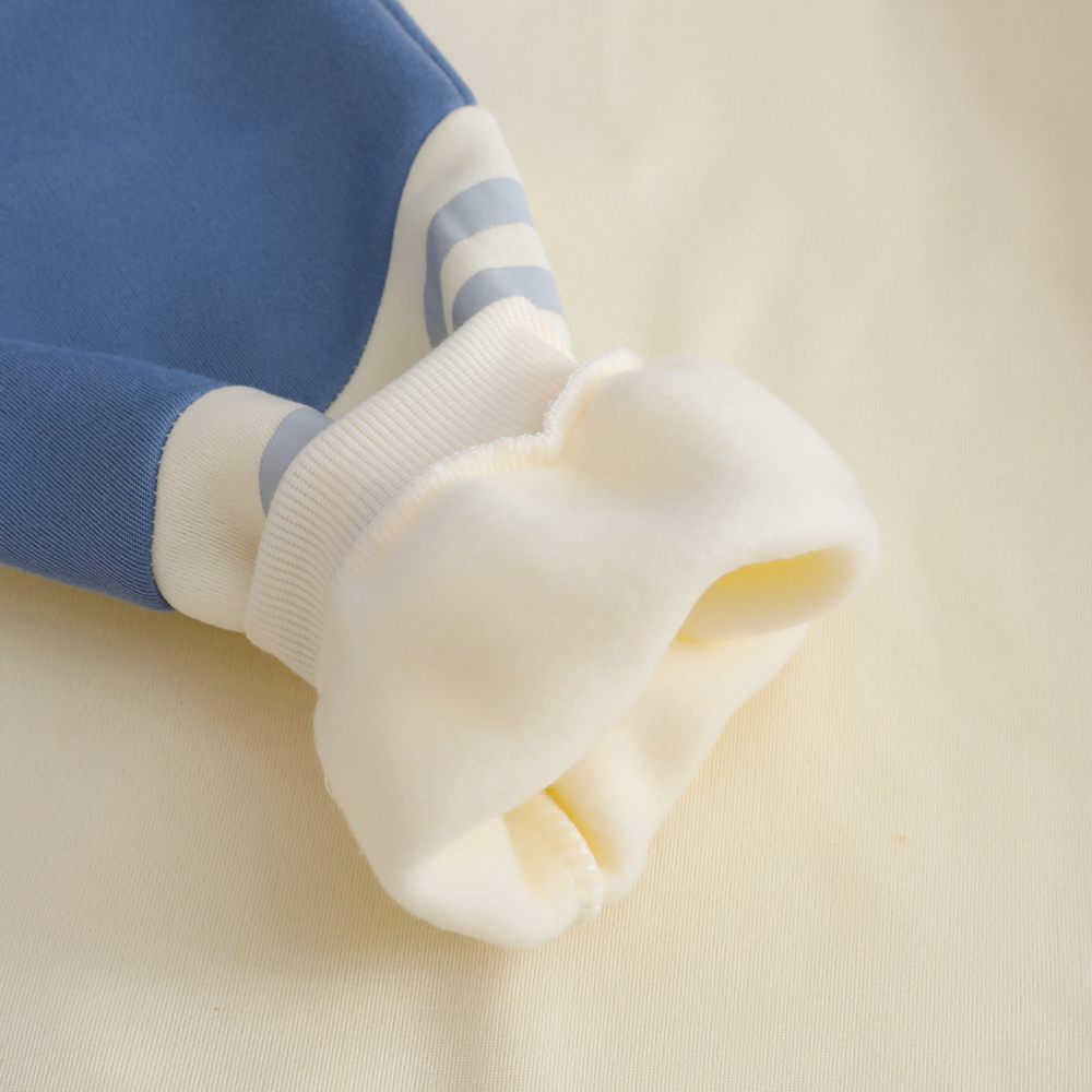 Space print hooded sweatshirt