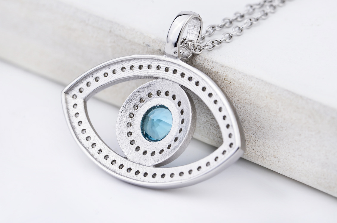 Devil's Eye Diamond Pendant Diamond