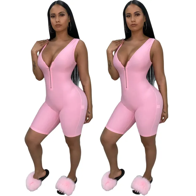 Leisure sports jumpsuit Pink - Shop at LoveMi