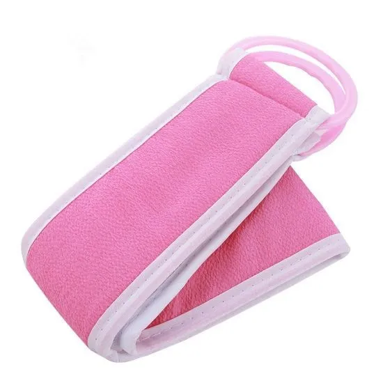 Handle type bath pull back bath towel Pink - Shop at LoveMi