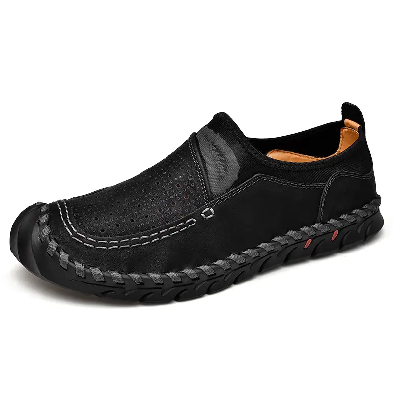 Casual shoes low-top lace-up leather shoes