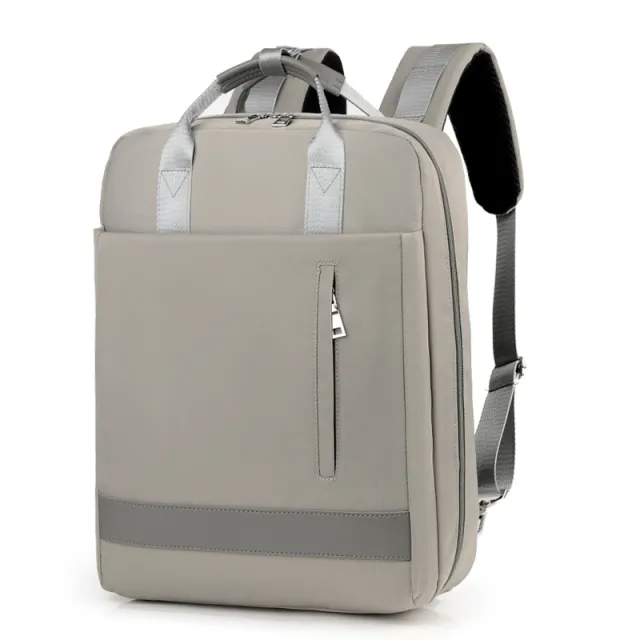Business shoulder computer bag with external charging port Grey - Shop at LoveMi