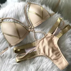 Bronzing bikini - Khaki - View 1