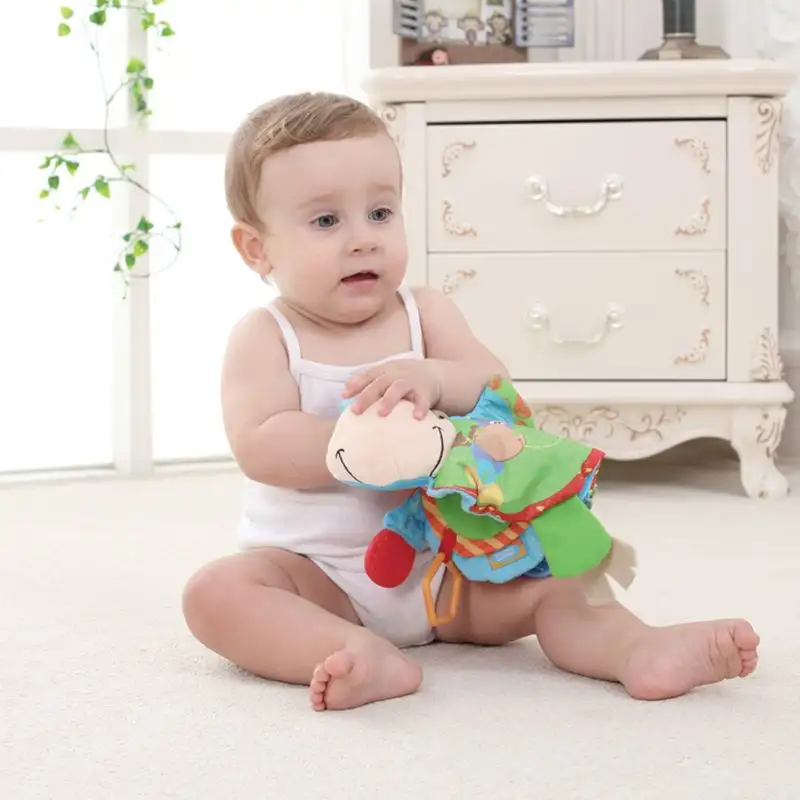 Donkey book with teething sound paper