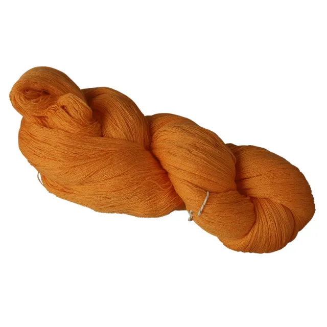 Wool thread hand woven fine velvet thread Orange - Shop at LoveMi