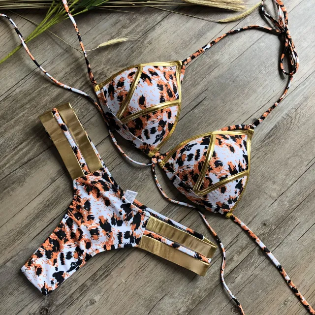 Bronzing bikini Leopard - Shop at LoveMi