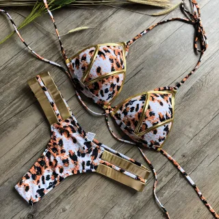 Bronzing bikini - Leopard