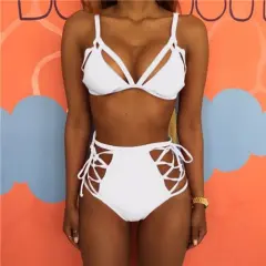 Multi-string bikini - White - View 1