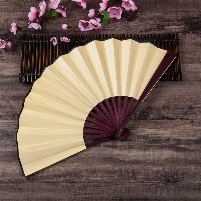 Double-sided silk fan