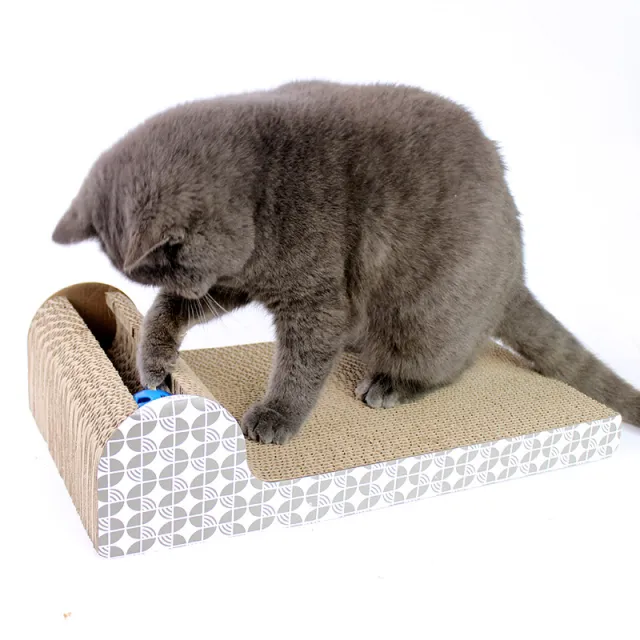 Cat toy corrugating paper claw grinder Square Cat Claw Board - Shop at LoveMi