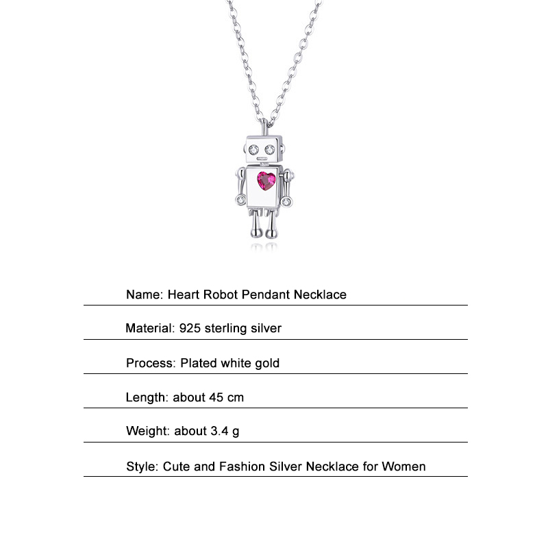 Robot Love Necklace