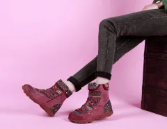 Woman Boots - Red - View 1