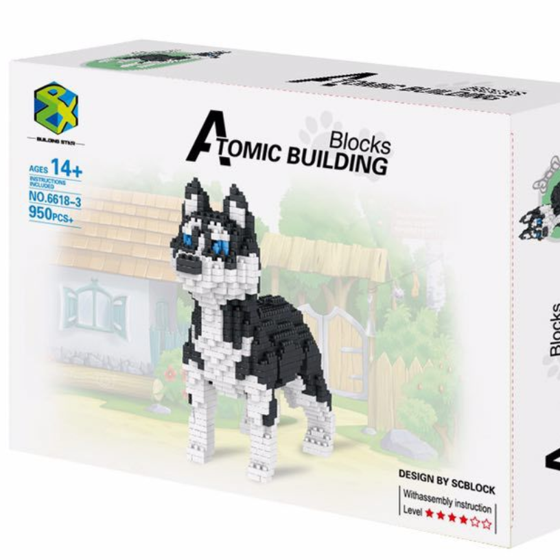 Mini pet assembly building block toy