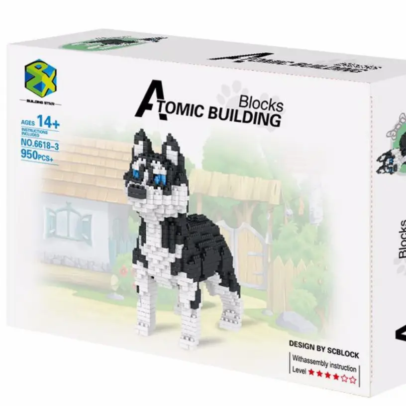Mini pet assembly building block toy