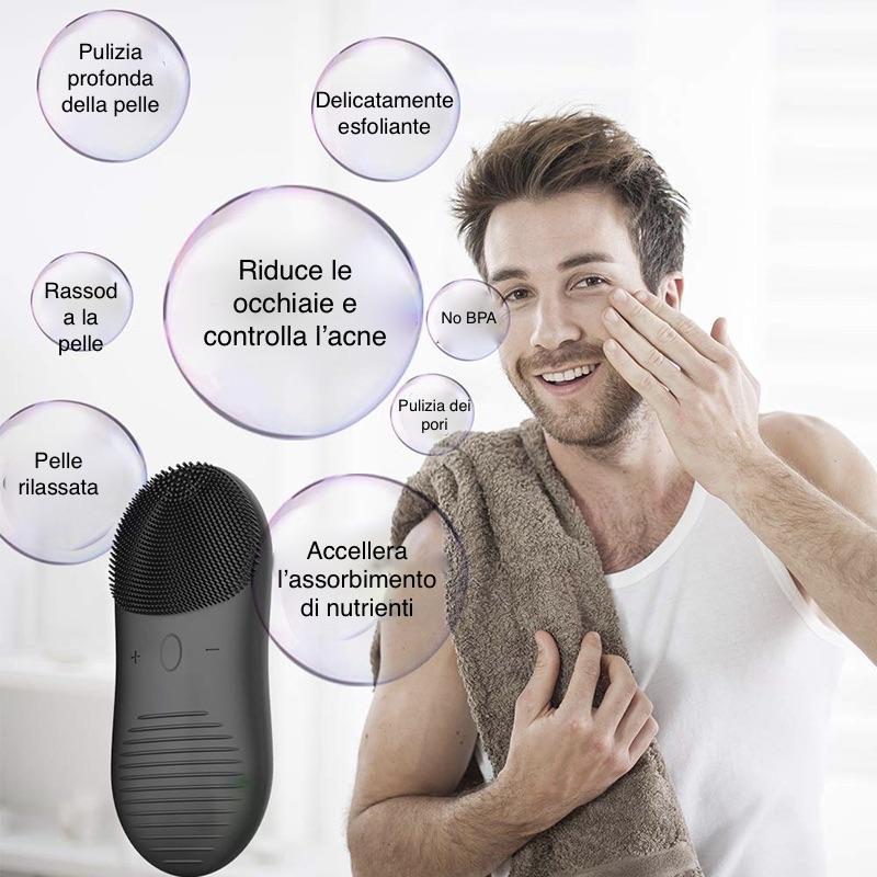 New silicone sonic electric face washer
