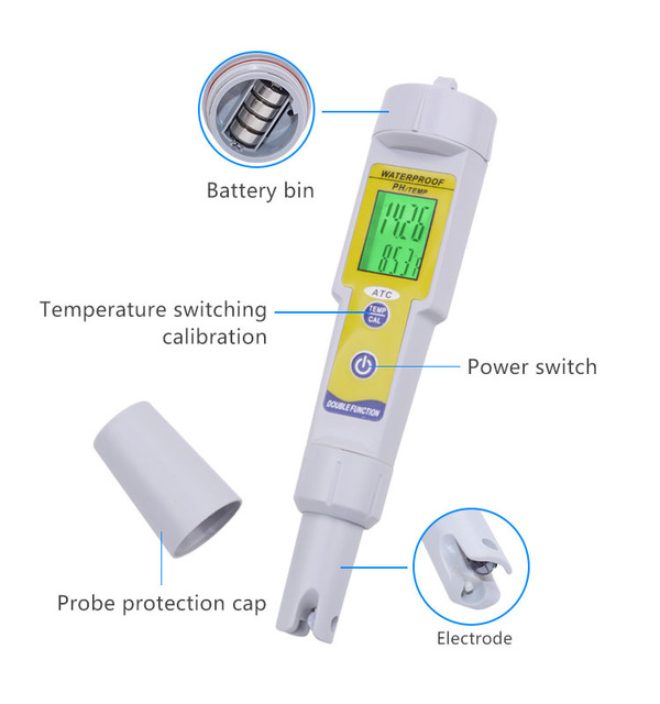 Water proof ph-618 pH meter detection pen — view 4
