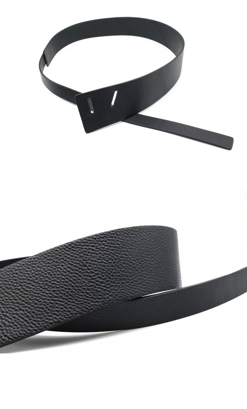 Women's leather belt