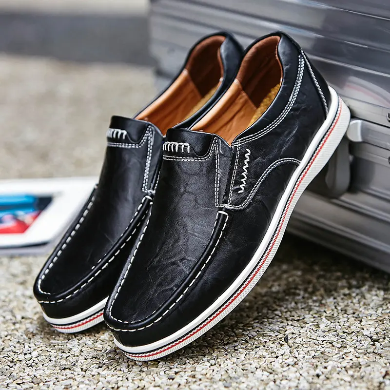 Casual Leather Shoes Youth British Code