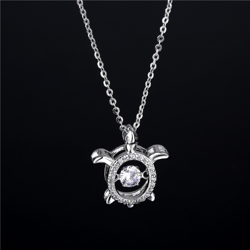 Zircon stainless steel necklace