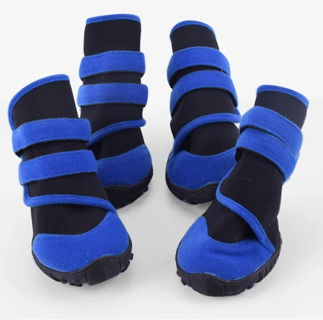 Pet waterproof shoes Blue - Shop at LoveMi
