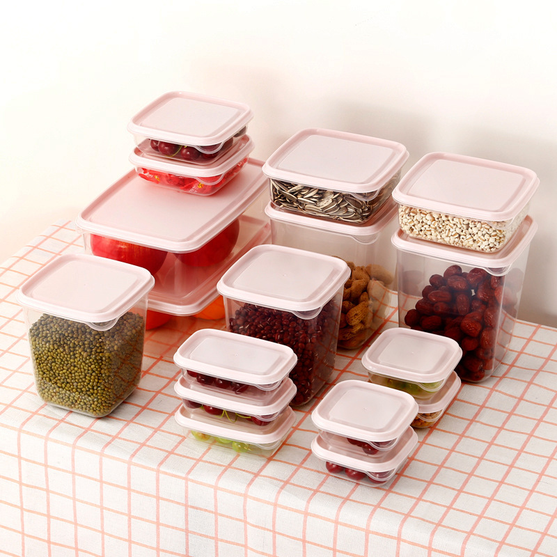 17-piece food preservation box