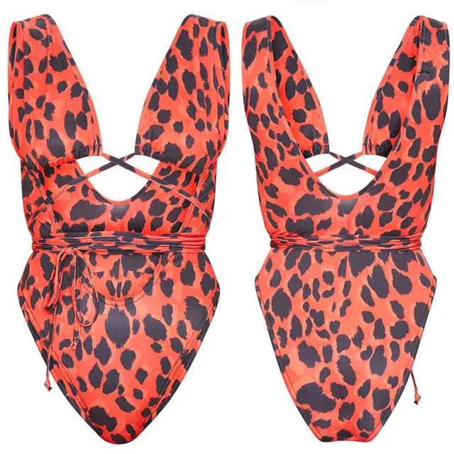 Bandage bikini swimsuit Red - Shop at LoveMi