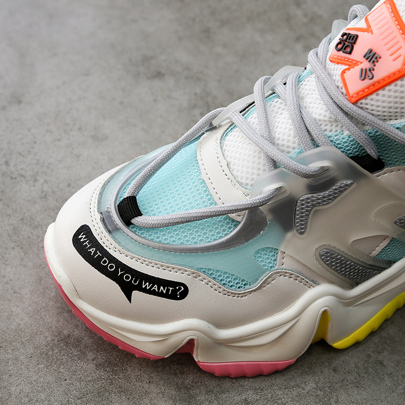 All-match thick bottom running shoes