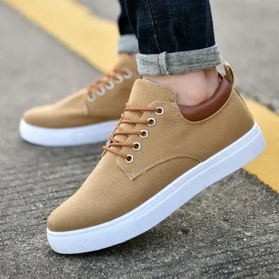 Breathable Mens Casual Canvas Sport Shoes