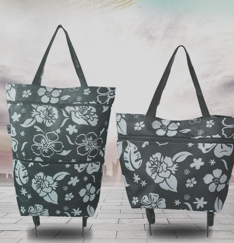 Seniors pulling a car travel bag Green - Shop at LoveMi