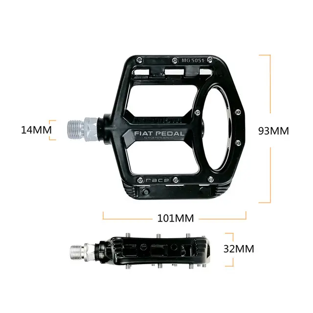 Magnesium alloy pedal bicycle pedal mountain bike flat pedal