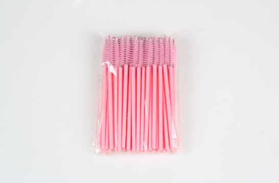 Disposable spiral eyelash brush