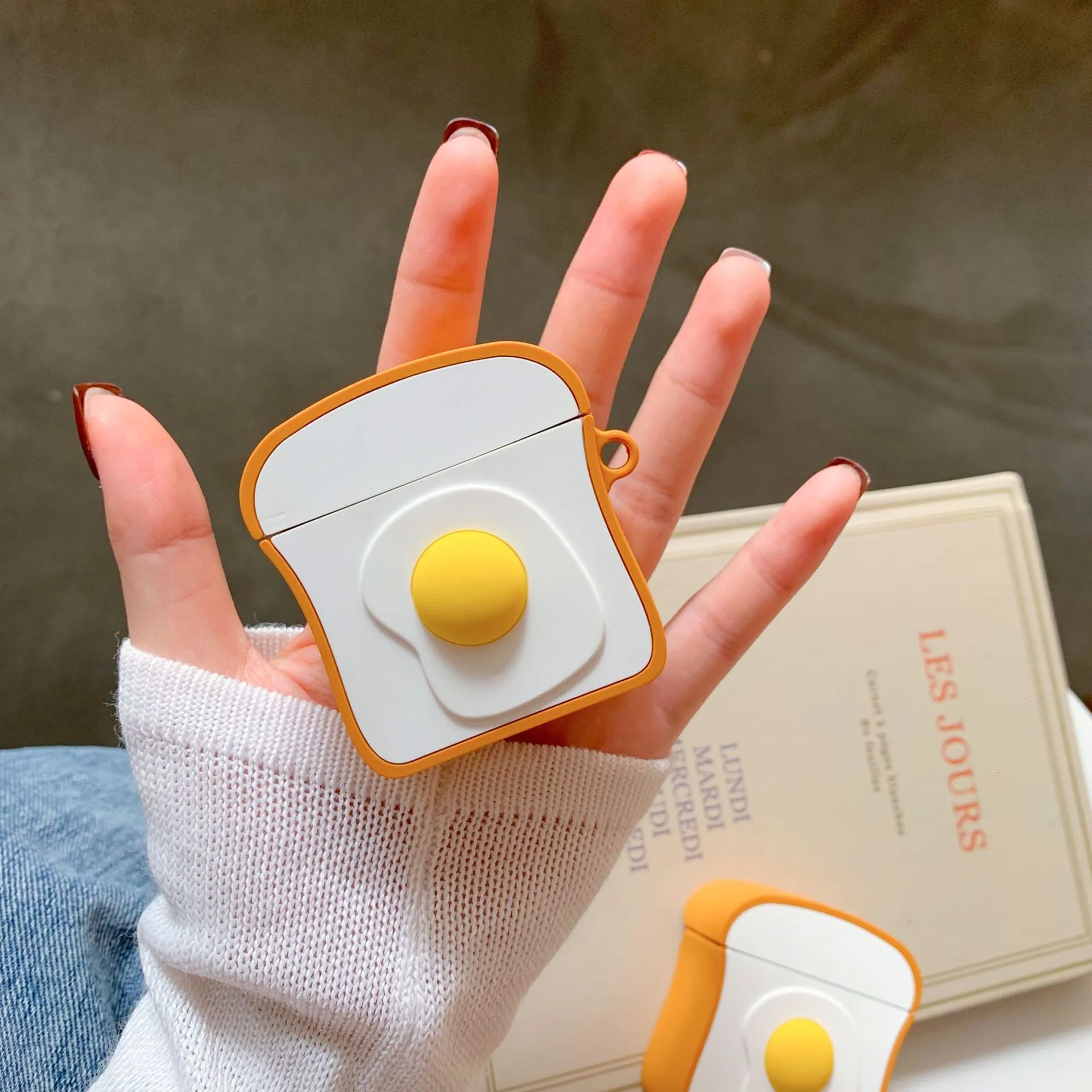 Compatible with Apple, Breakfast Egg Toast Airpod Case – image 2